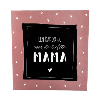 XL sticker kadootje voor de liefste mama